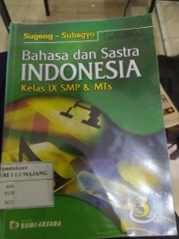 Image of Bahasa dan Sastra INDONESIA