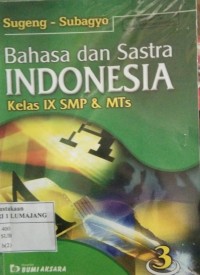 Image of Bahasa Dan Sastra Indonesia