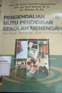 Image of PENGENDALIAN MUTU PENDIDIKAN SEKOLAH MENENGAH