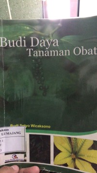 Image of Budi daya tenaman obat