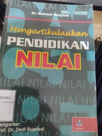 Image of Mengartikulasikan PENDIDIKAN NILAI
